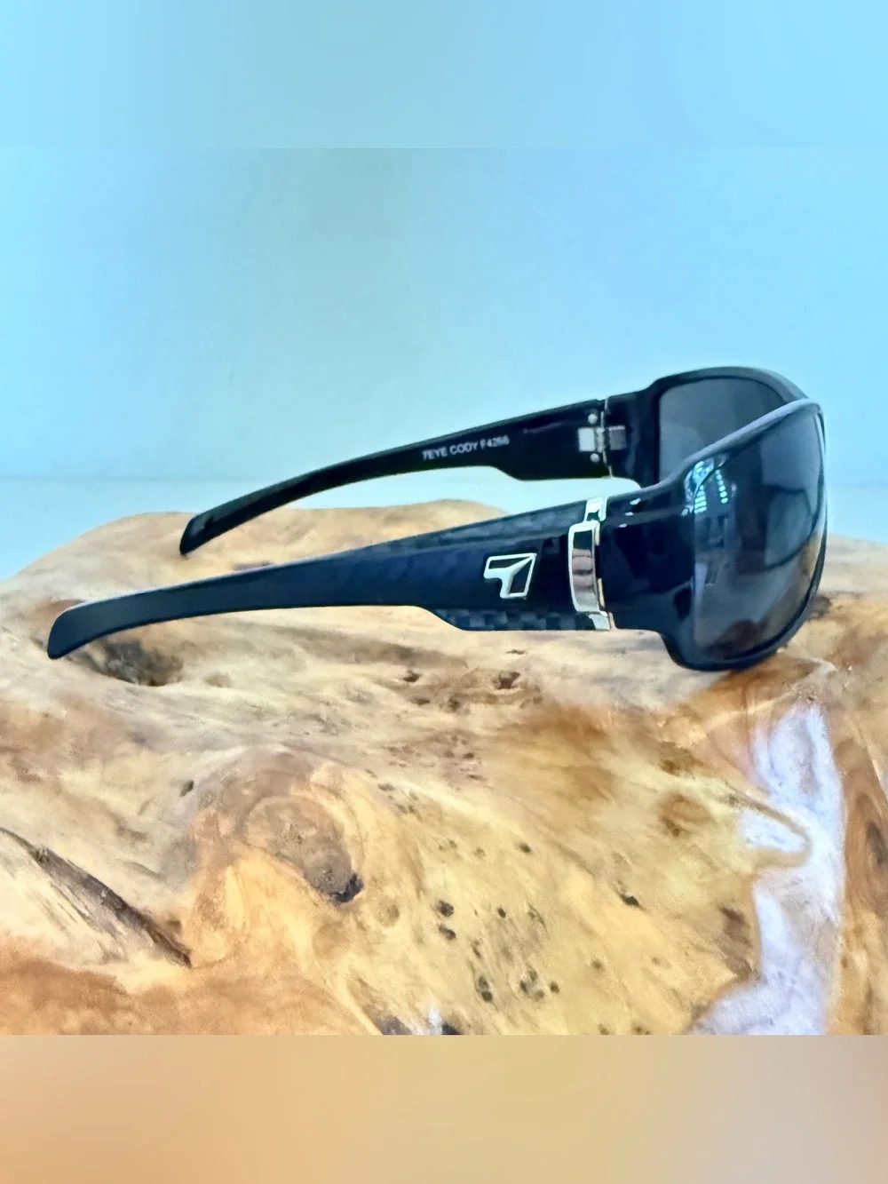 Panoptx 7EYE Cody Full Wrap Black Carbon Frame 100% UVA UVB protection Sunglasse